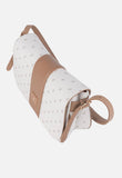 Polo Kensington Flapover Shoulder Bag In White
