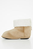 Hush Puppies Ladies Casa Slipper Boot In Tan