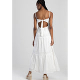 Sissy Boy Tiered Lace Maxi Dress Adore You In Off White