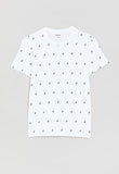 Polo Boys Sebastian Monogram T-Shirt In White