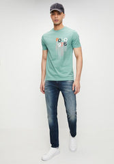 Polo Drip Pony Mens T-Shirt In Aqua