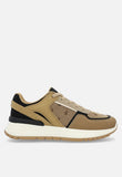 Polo Ladies Jacquard Monogram Runner Shoes In Stone
