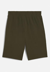 Puma Mens Dark Olive Ess No.1 Logo Short 10"