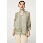 Izabel London Ladies Blouse In Khaki