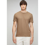 Polo Mens Essential Crew Neck Short Sleeves T-Shirt In Taupe