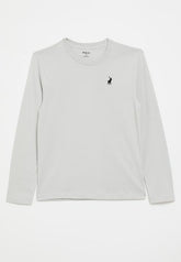 Polo 0055417 Boys Ashton Ls Tee Light Grey