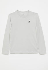 Polo 0055417 Boys Ashton Ls Tee Light Grey