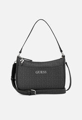Guess Granby Mini Top Zip Crossbody Bag In Charcoal
