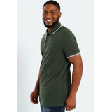Guess Mens Tipped Core Polo Green