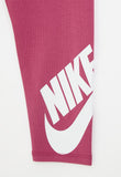 Nike Girls Club High Rise Leggings In Sweet Beet