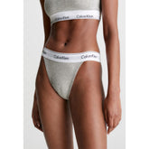 Calvin Klein String Thong In Grey