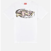 Disel Mens T-Norm-T11 Regular T-Shirt In White
