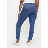 Guess Womens Curve Mid Rise Jeans In Medium Wash