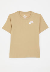 Nike Embroid Futura T-shirt In Hemp