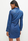 Sissyboy D30081 Ladies Tencel Shirt Dress Dk Vintage
