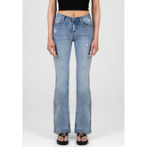 Sissy Boy Alyssa Bootleg Mid Waist Jeans In Medium Vintage