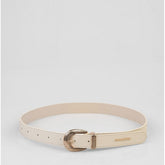 Sissy Boy Mila Fashion Belt With Pattern Buckle In Ecru
