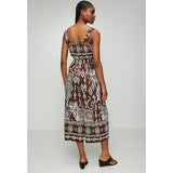 Mandi Ladies Jumpsuit In Brown