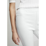 Stella Morgan Ladies Mid-Waist Narrow Waistband Pants In White
