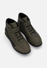 Mazerata Mens Valentino 26 Faux Nubuck Shoes Olive