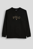 Polo Girls Hannah Embroidered Sweater Black