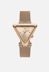 Daniel Klein Womens Mesh Strap Watch In Rose Gold