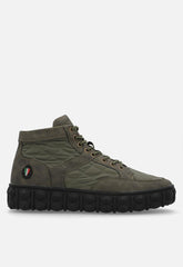 Mazerata Mens Pigale 9 Faux Nubuck Shoes In Olive