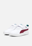 Puma Kids Rickie Ac+ Ps Shoes In White Multi