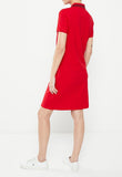 Polo Womens Leah Golfer Dress In Red
