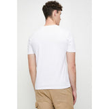 Guess Mens Aidy Cn Ss Tee White