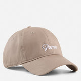 Puma Mens Essential Script Logo Dad Cap In Mouse Grey