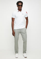 Polo Mens Active Sleeve Pony Short Sleeves Golfer White