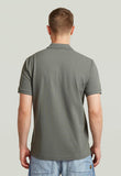 G-Star Raw Mens Dunda Overdyed Slim Polo Short Sleeve Shirt In Orphus
