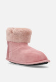 Hush Puppies Ladies Casa Slipper Boot In Pink