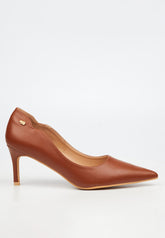 Miss Black Ladies Nola 6 Heels In Tan