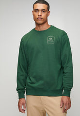 Rvca Mens All The Ways Crew Grass Green