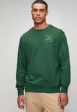Rvca Mens All The Ways Crew Grass Green