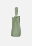 Elle Cut Out Small Shopper Bag In Green