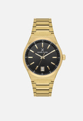Daniel Klein Mens Watch in Gold With Black Dial