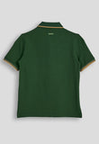 Soviet Mens Stretch Pique Golfer In Bottle Green