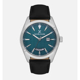 Daniel Klein Mens Green Dial Watch In Black