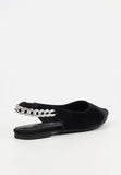 Butterfly Feet Ladies Frida 2 Flat Shoes In Black