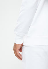 Ben Sherman Mens Target Crew Sweater White