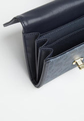 Polo Compact Turn Lock Clutch Navy