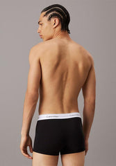Calvin Klein 0Nb43920 Mens 3Pk Trunks Black & White
