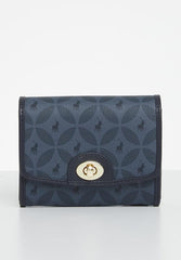 Polo Compact Turn Lock Clutch Navy