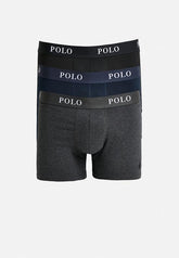 Polo Mens Basic 3 Pack Knit Boxers In Navy