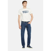Levis Mens 502 Taper Part The Sea Jeans In Blue