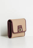 Polo Cabana Small Medium Trifold Purse In Beige