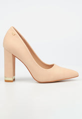 Miss Black Pisa 2 Ladies Shoes Nude
